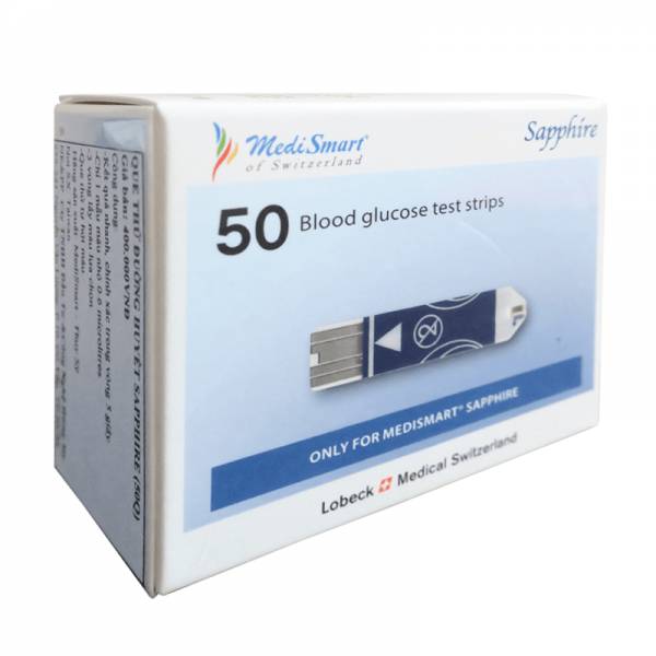 Que thử đường huyết máy đo Sapphire Plus (50 que)