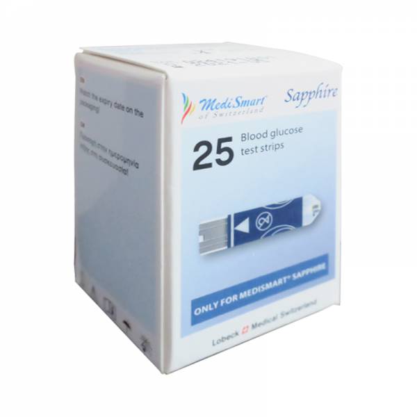 Que thử đường huyết máy đo Sapphire Plus (25 que)