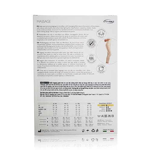 Quần legging giảm béo eo cao Microfiber Art 133