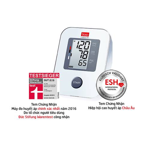 Máy đo huyết áp điện tử bắp tay Boso Medicus X