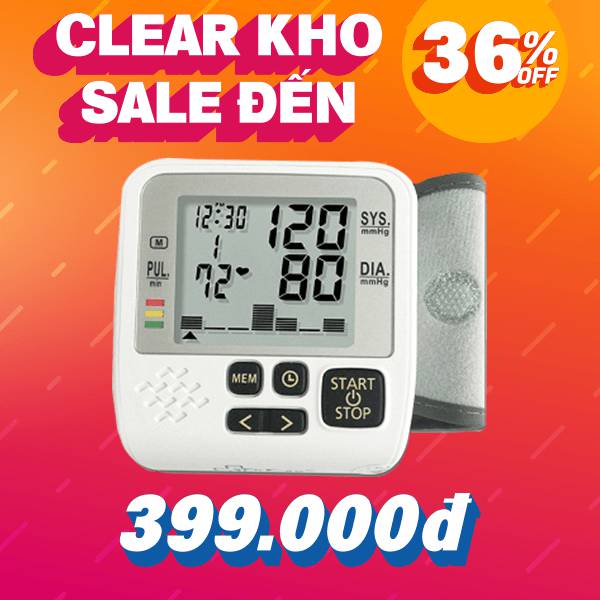 Máy đo huyết áp điện tử cổ tay MediKare-DK39 Plus