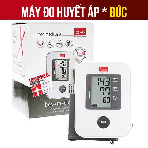 Máy đo huyết áp điện tử bắp tay Boso Medicus X