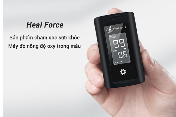 Máy đo nồng độ oxy trong máu SpO2 Heal force