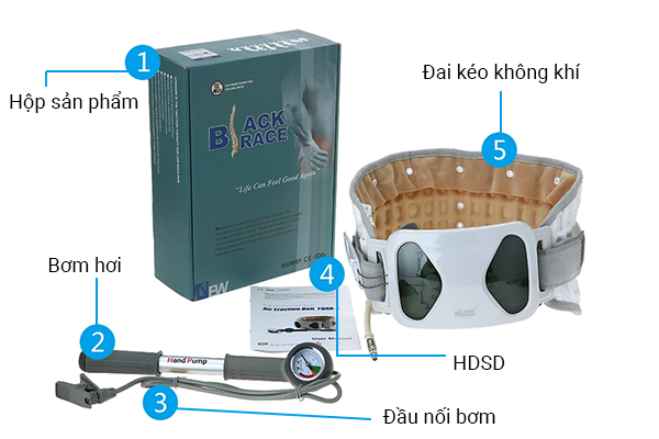 Đai kéo giãn cột sống lưng YGAH-3