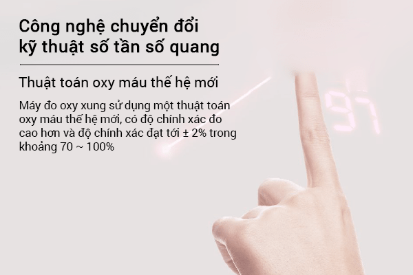 Máy đo nồng độ oxy trong máu SpO2 Heal force