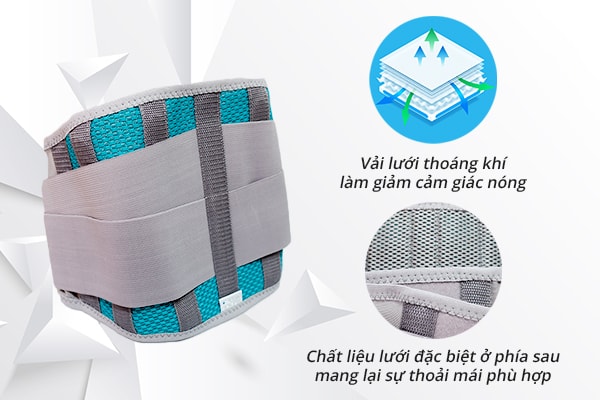Chất liệu thoáng khí thoải mái sử dụng
