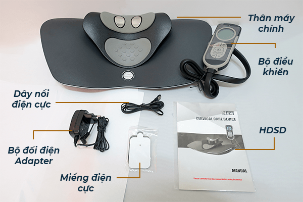 Phụ kiện sản phẩm máy massage Alphay JKAH-3