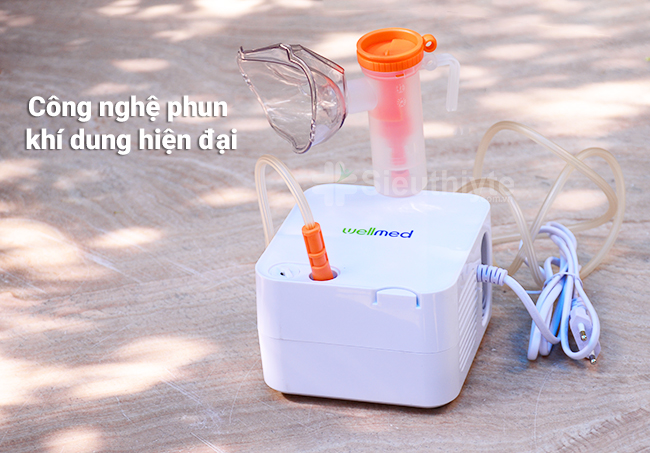 Máy xông khí dung Wellmed AXD-304 ứng dụng công nghệ phun khí dung hiện đại