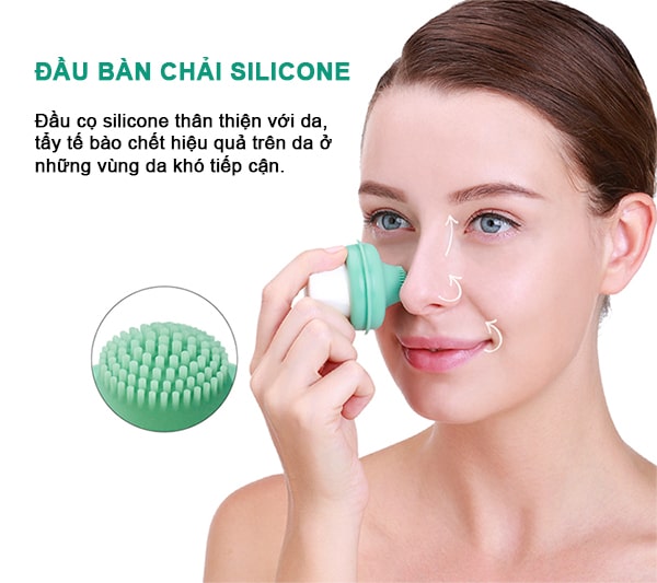 Đầu bàn chải silicon mềm mại