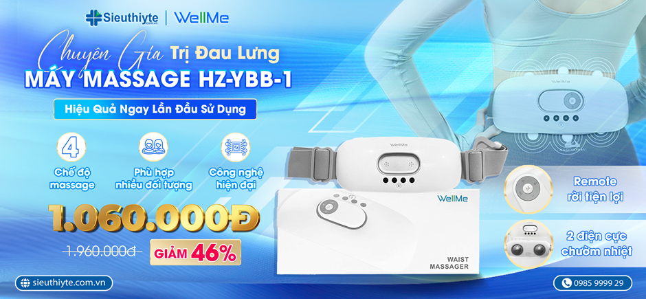 Máy massage hỗ trợ điều trị đau lưng WellMe HZ-YBB-1