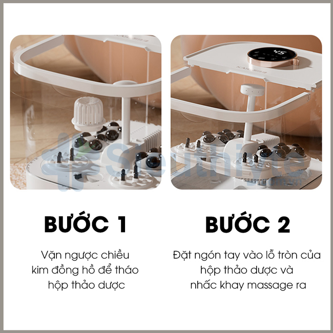 Hướng dẫn sử dụng bồn massage chân bấm huyệt 360 độ KASJ T6