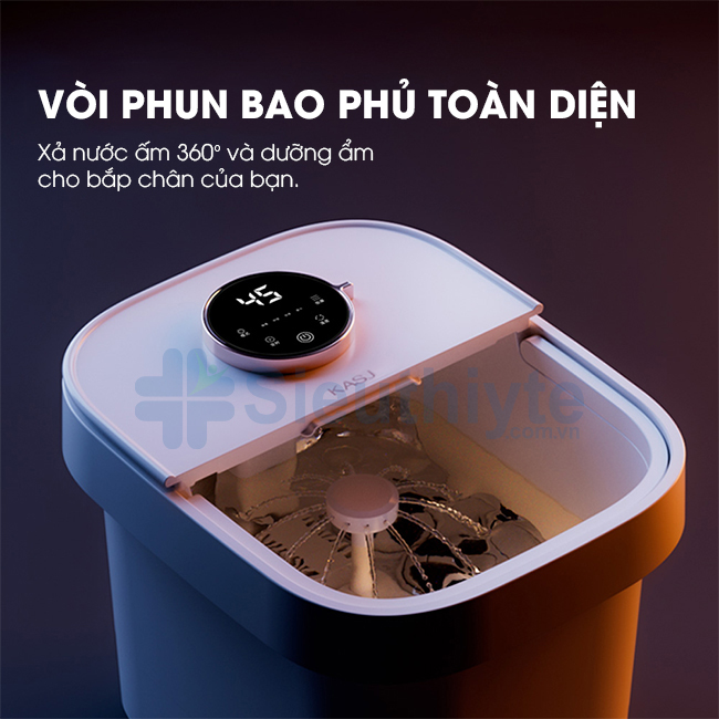 Bồn massage chân bấm huyệt 360 độ KASJ T6 - Hình 2