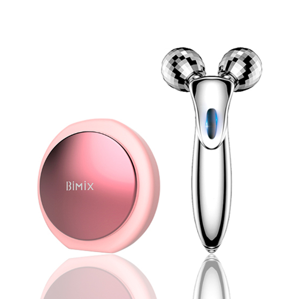 Combo Cây lăn massage mặt và body Kakusan KB-213 & Máy rửa mặt Bimix BM606