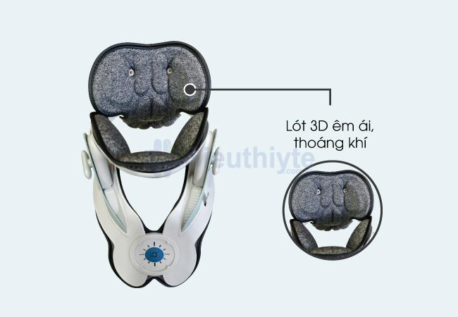 Lót 3D êm ái, thoáng khí