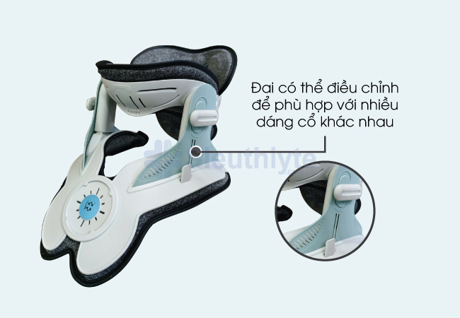 Đai điều chỉnh phù hợp với nhiều dáng cổ