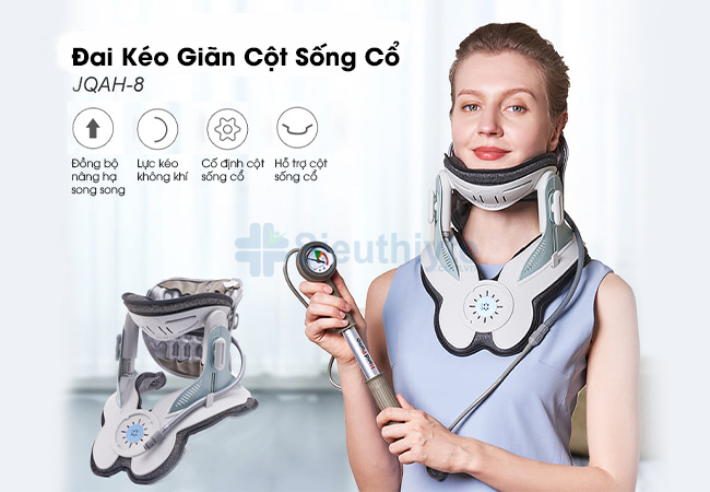 Đai kéo giãn cột sống cổ Alphay JQAH-8