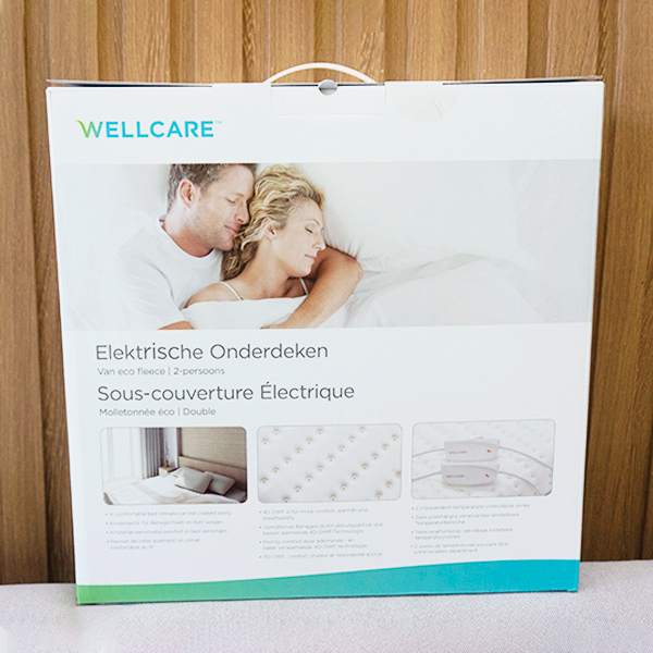 Đệm điện sưởi ấm Wellcare WE-167UBTHD, 140 x 150 cm