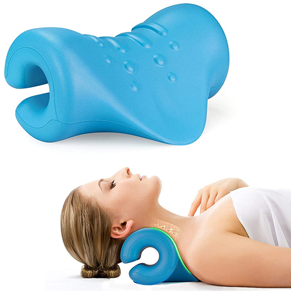 Gối massage cổ vai gáy công thái học giúp giảm đau và thư giãn
