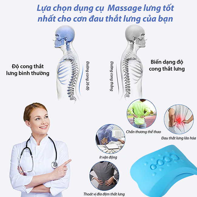 gối massage tựa lưng