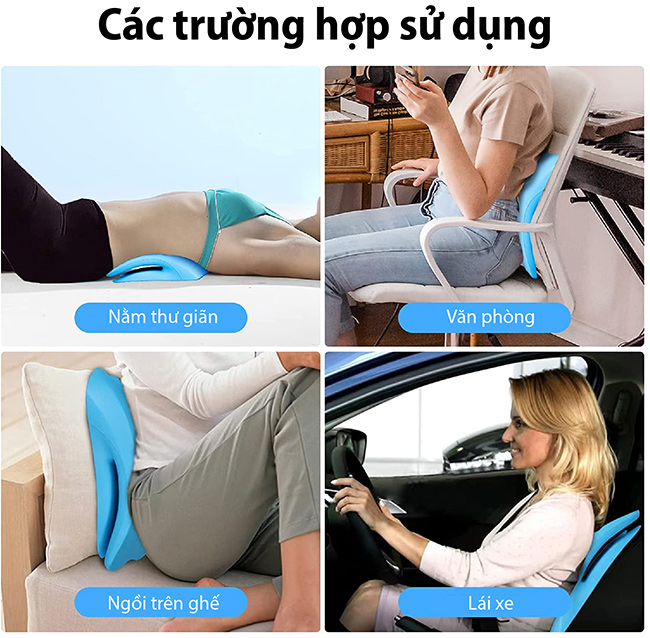 gối nâng đỡ cột sống thắt lưng