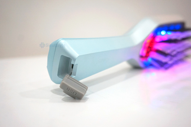 Lược massage chống rụng tóc Kakusan KKS-203 có đầu sạc USB