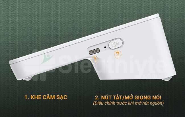 Nút điều chỉnh âm lượng chức năng giọng nói