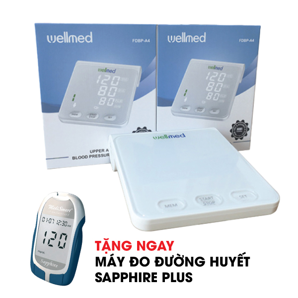 Máy đo huyết áp bắp tay Wellmed FDBP A4 (Cáp USB)
