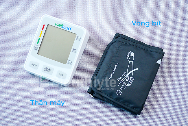 Máy đo huyết áp điện tử bắp tay Wellmed AXD-804