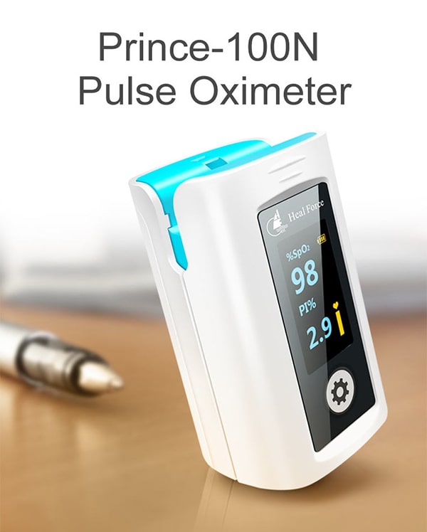 Máy đo nồng độ oxy trong máu SpO2 Heal Force Prince-100N nhỏ gọn