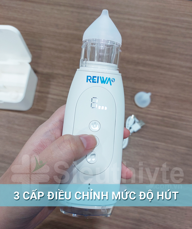 3 cấp điều chỉnh mức độ hút mũi