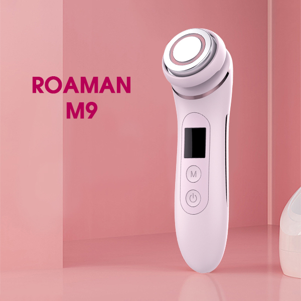 Máy massage mặt 4in1 ROAMAN M9 làm sạch sâu tăng hấp thụ kem dưỡng