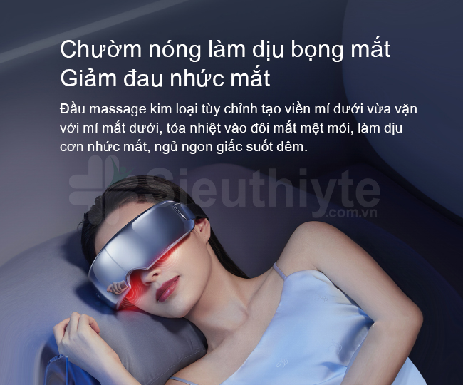 Rung nóng làm giảm bọng mắt