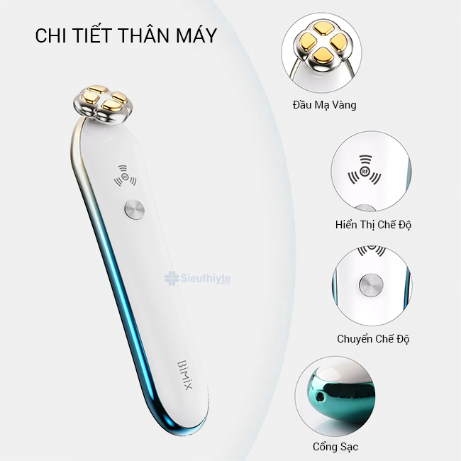 Chi tiết thân máy massage mắt Bimix BM12