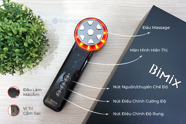 Chi tiết thân máy massage mặt Bimix BM10
