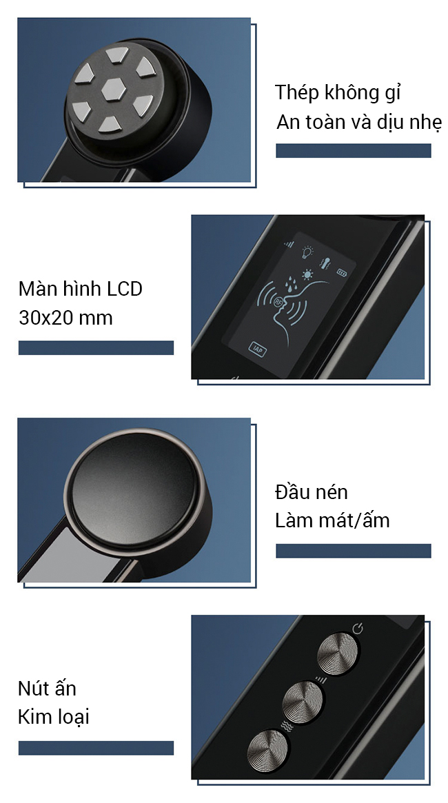 Máy massage mặt Bimix BM10 thiết kế sang trọng