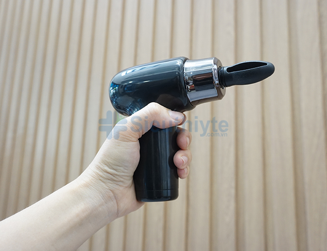 Máy massage mini cầm tay Fascial Gun PS-888 - Hình thực tế 9