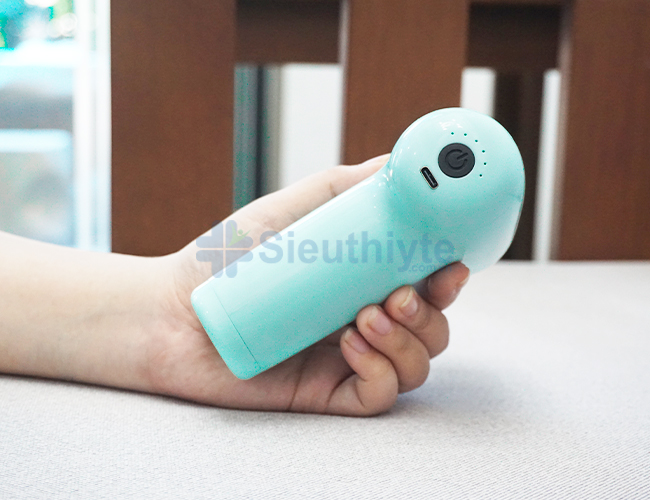 Máy massage mini cầm tay Fascial Gun PS-888 - Hình thực tế 10