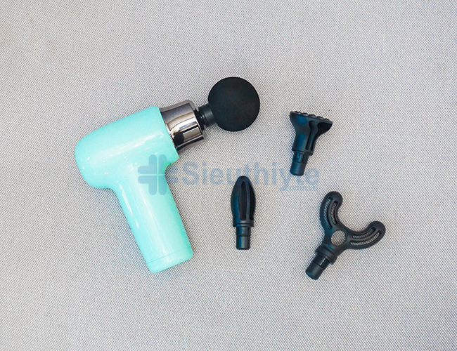 Máy massage mini cầm tay Fascial Gun PS-888 - Hình thực tế 12