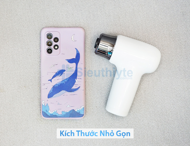 Máy massage mini cầm tay Fascial Gun PS-888 - Hình thực tế 4