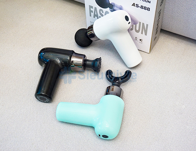 Máy massage mini cầm tay Fascial Gun PS-888 - Hình thực tế 7