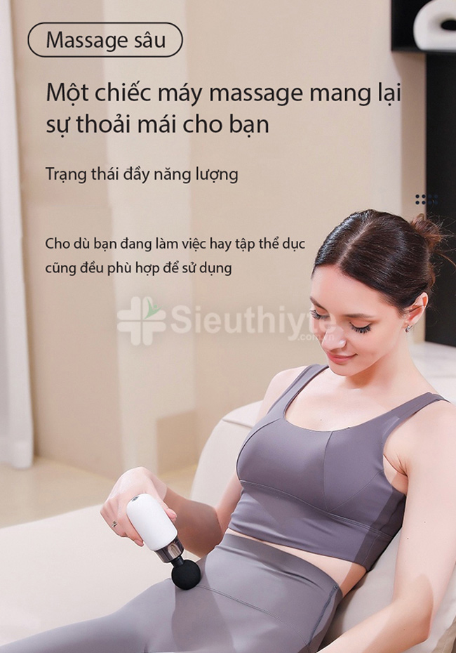 Massage thoải mái hoàn toàn dù bạn đang làm việc
