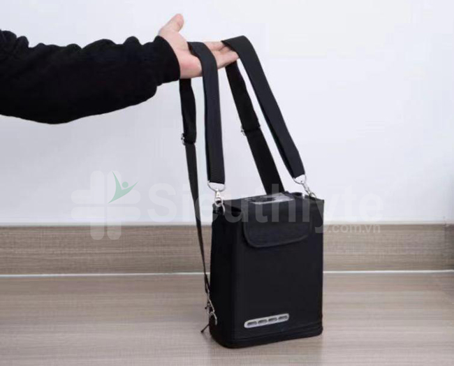 Túi xách hiện đại, đựng máy tạo oxy, tiện lợi mang đi bất cứ đâu