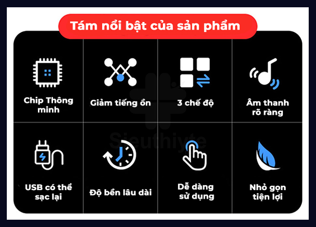 Các đặc điểm nổi bật của máy trợ thính cho người già EN-T201A