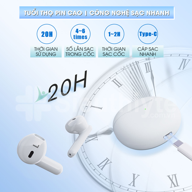 Tuổi thọ pin máy trợ thính ENNO cao
