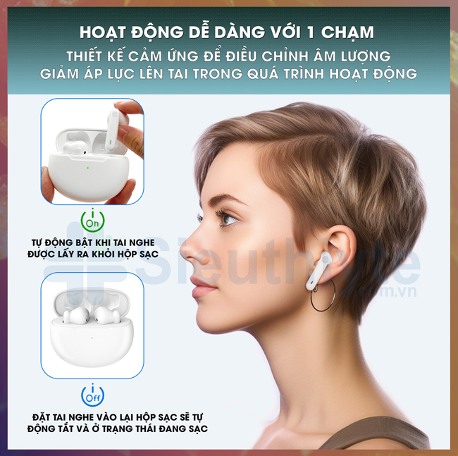 Thiết kế chạm cảm ứng hiện đại, tiện lợi