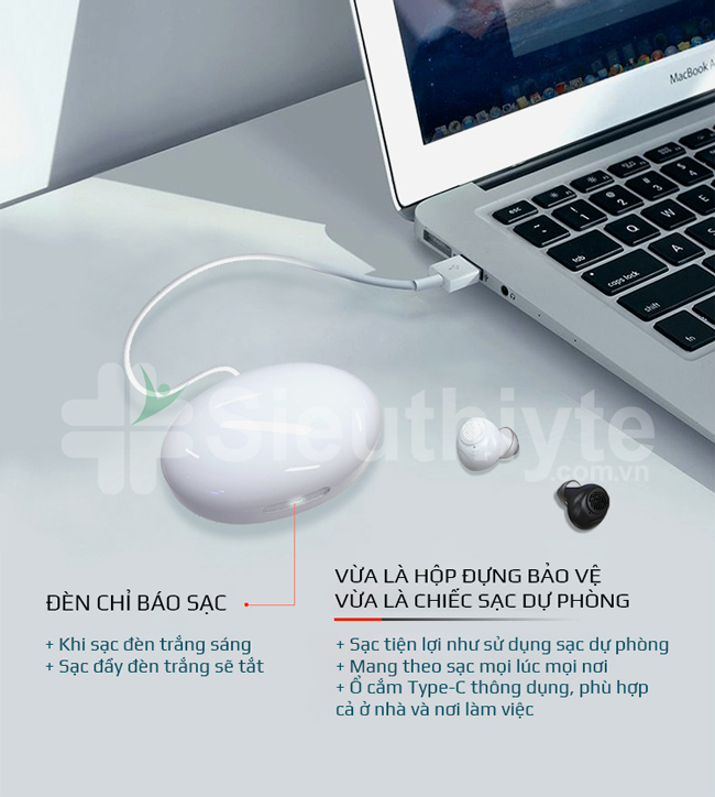 Cốc sạc từ tính như 1 chiếc sạc dự phòng tiện lợi