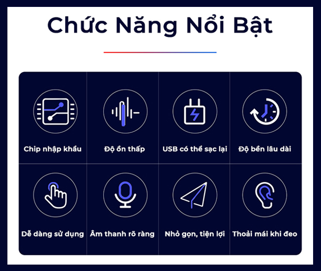 Ưu điểm và tính năng của máy trợ thính T100