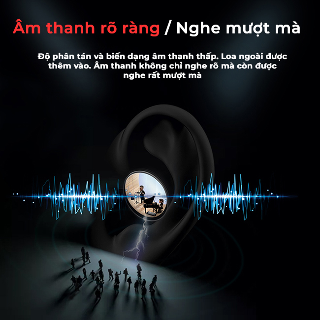 Máy trợ thính pin sạc EN-T100 giúp bạn nghe được âm thanh mượt mà và rõ ràng hơn