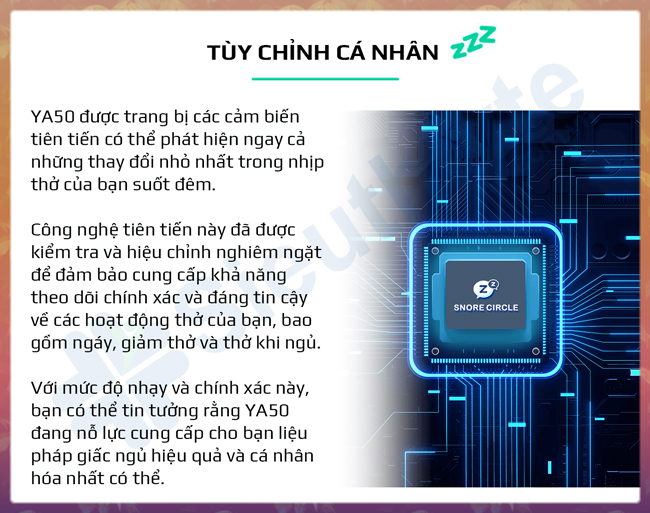 Tùy chỉnh cá nhân hóa của máy trợ thở mang lại cảm giác thoải mái nhất khi sử dụng
