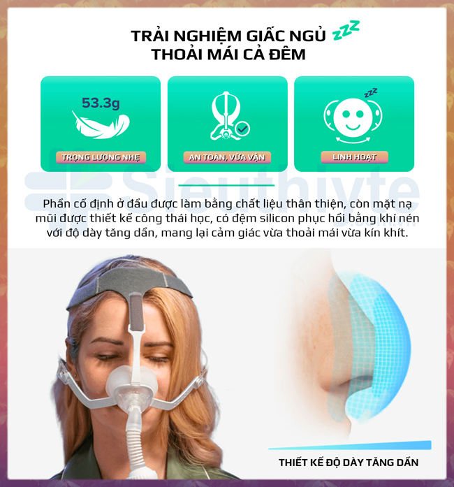Trải nghiệm giấc ngủ thoải mái cả đêm